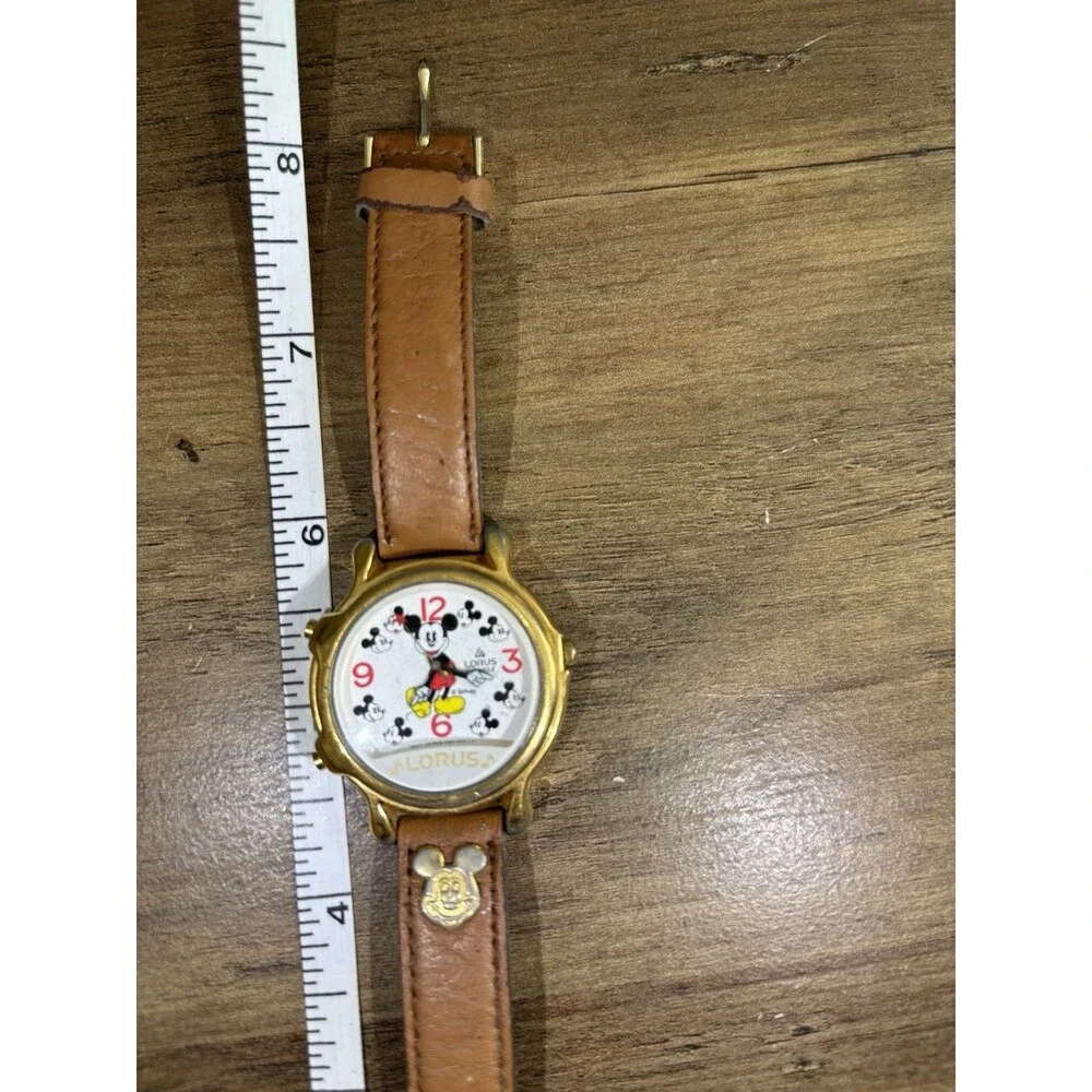 Loris Mickey Mouse Musical Wrist Watch Analog  Untested. As Is. DISNEY
